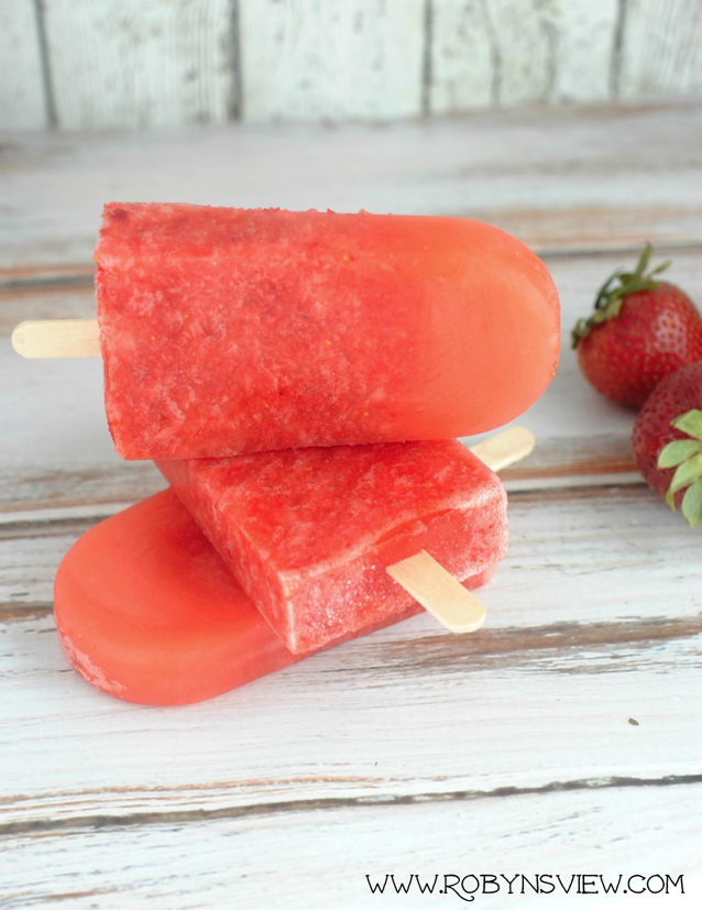 Fresh-Strawberry-Popsicles