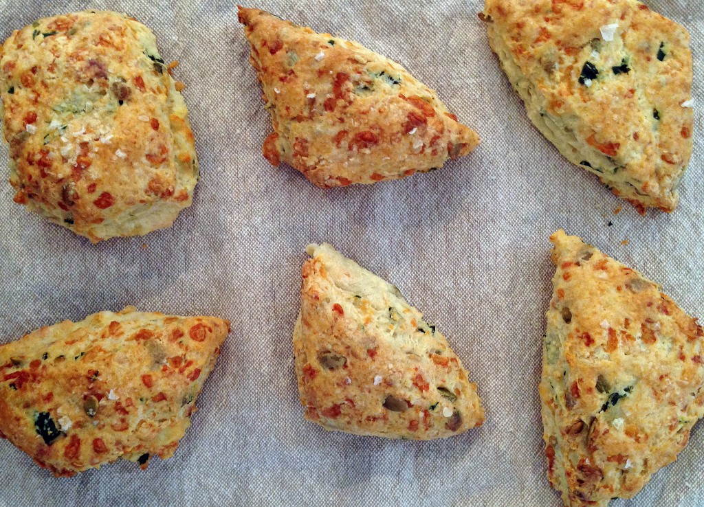 cheddar_pumpkin_seed_and_basil_scones