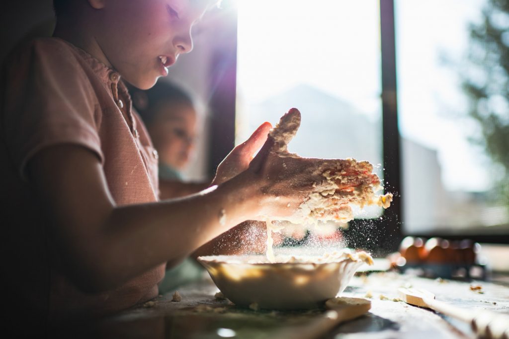 baking with kids