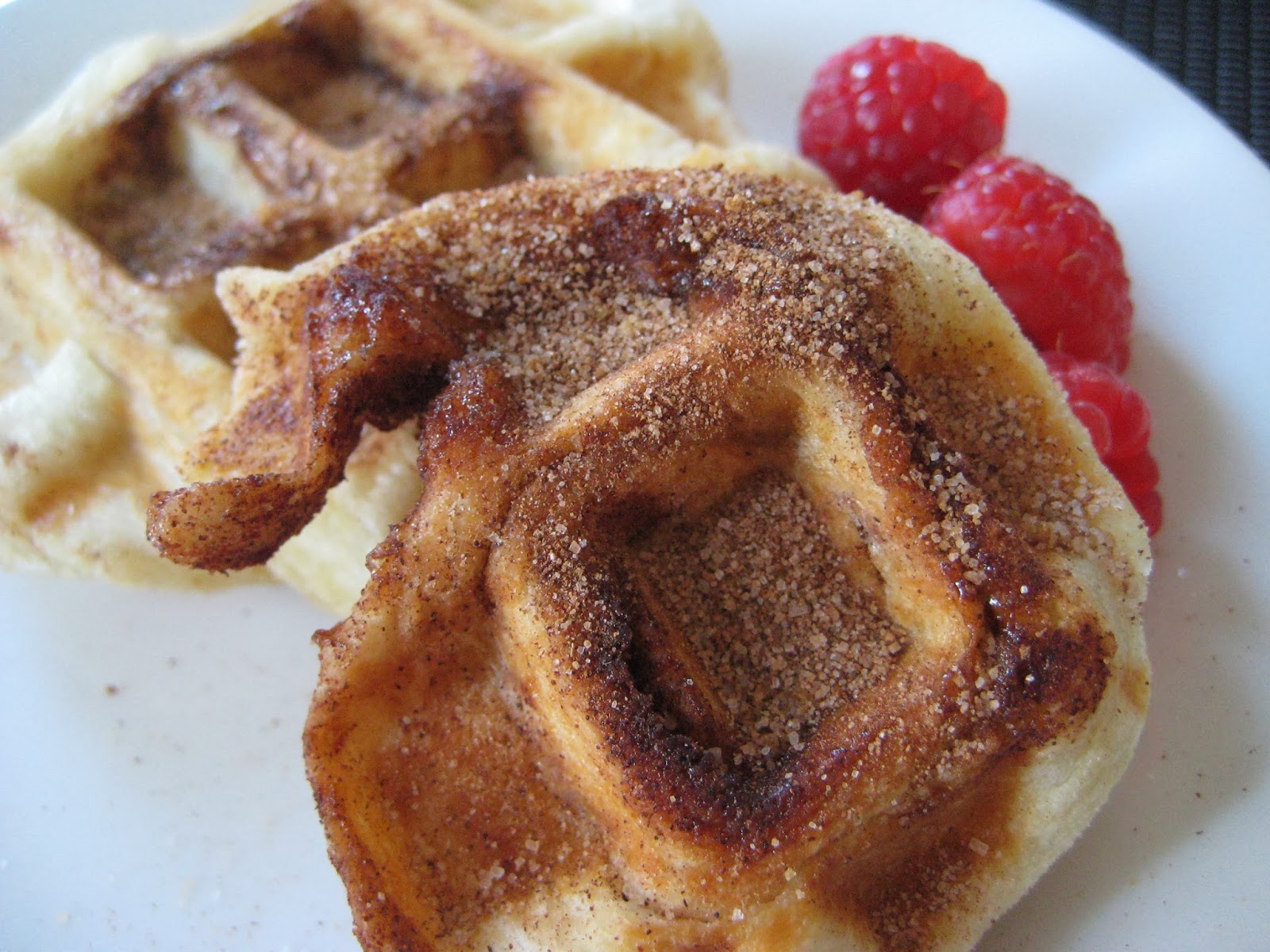 Easy Pizza Dough Cinnamon Roll Waffles SavvyMom