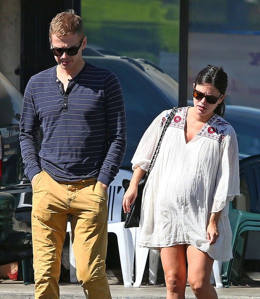 Pregnant Rachel Bilson & Hayden Christensen Stop For Breakfast 51551485 Very pregnant actress Rachel Bilson and her boyfriend Hayden Christensen enjoy some breakfast together at Nat's Early Bite Coffee Shop in Los Angeles, California on October 7, 2014. An insider close to Rachel and Hayden recently revealed the happy couple are expecting a baby girl saying, "She's so excited to be having a baby girl. She's wanted it for a long time and is going to be an amazing mom. Everyone is ecstatic for her." FameFlynet, Inc - Beverly Hills, CA, USA - +1 (818) 307-4813