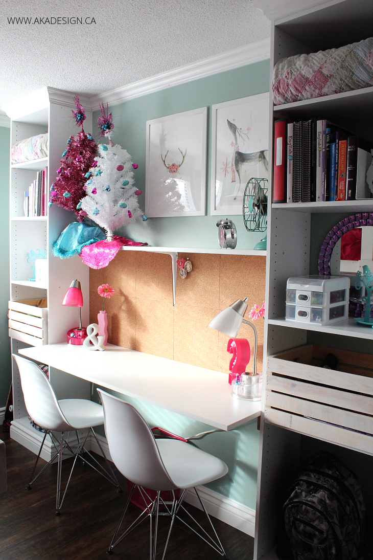 DIY Built In Desk and Shelves SavvyMom