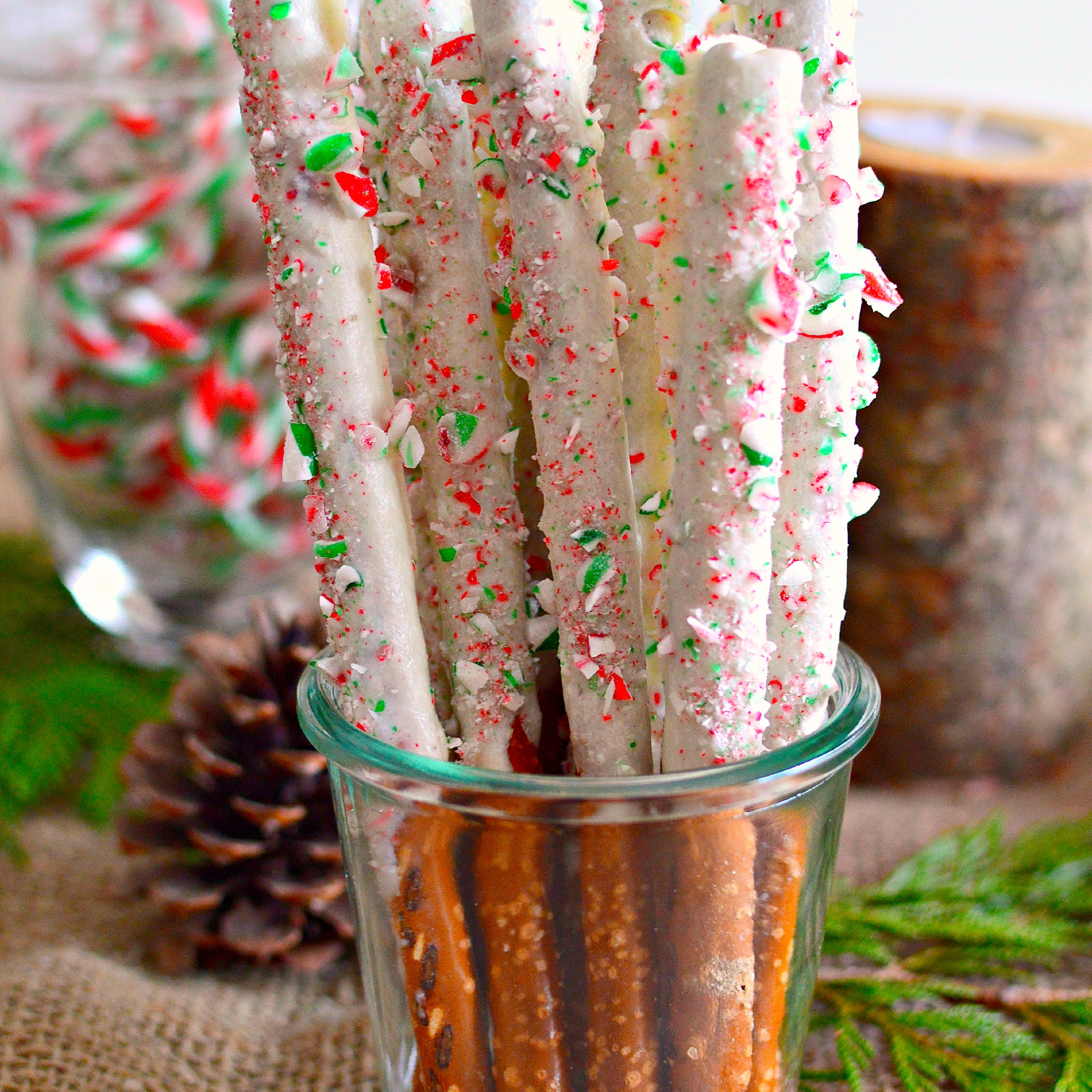 Peppermint Pretzel Sticks - SavvyMom