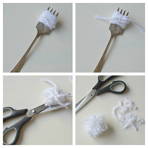 DIY: Snowball pom poms — Our Happy Tribe