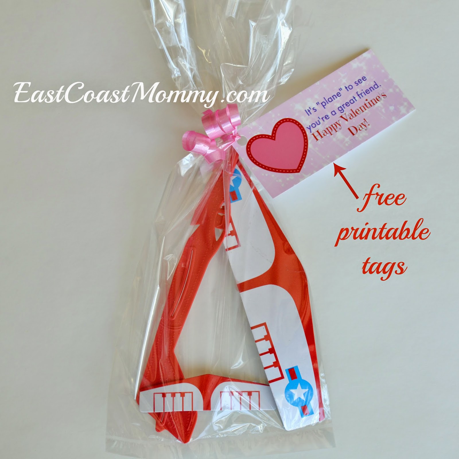 Airplane Valentine {with free printable tags} - SavvyMom