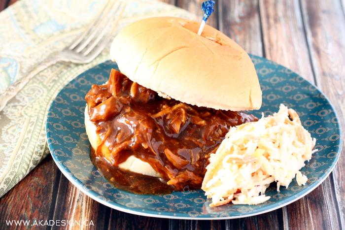 pulled-chicken-sandwich-and-coleslaw