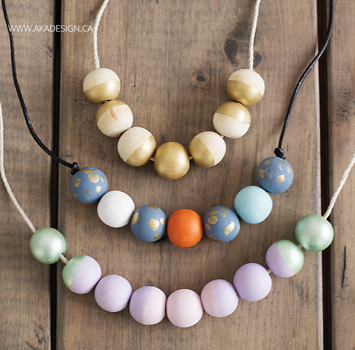 multi-colored-painted-wood-bead-necklaces