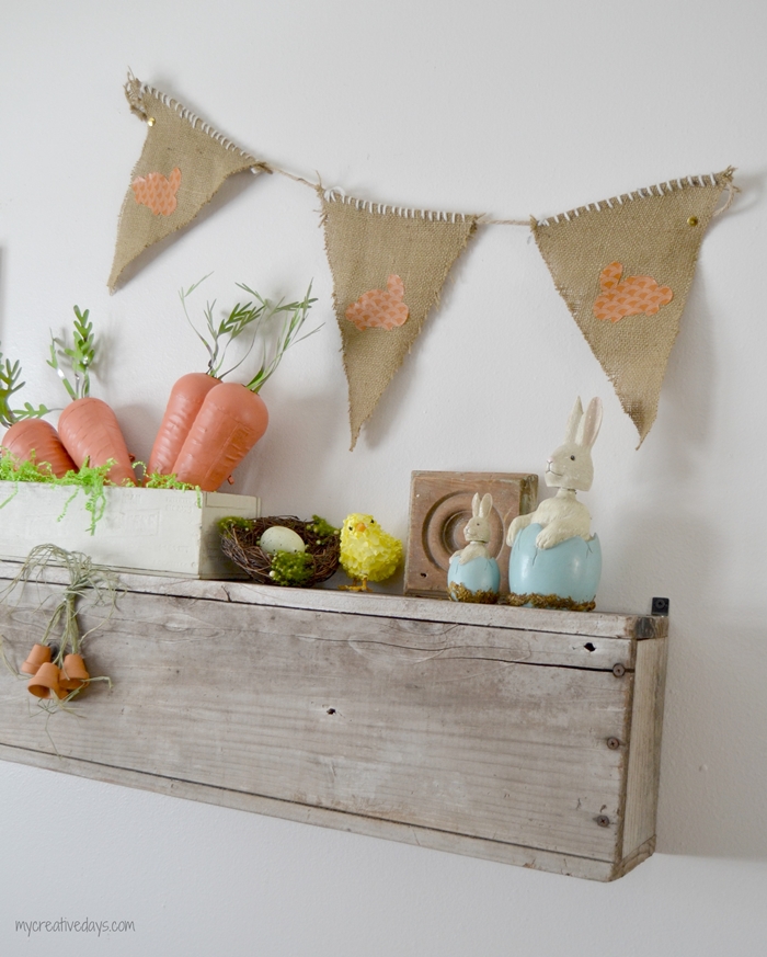 easter-mantel-decor