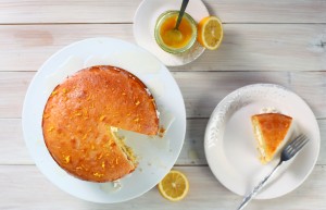 Double Layer Lemon Sponge cake with whipped cream