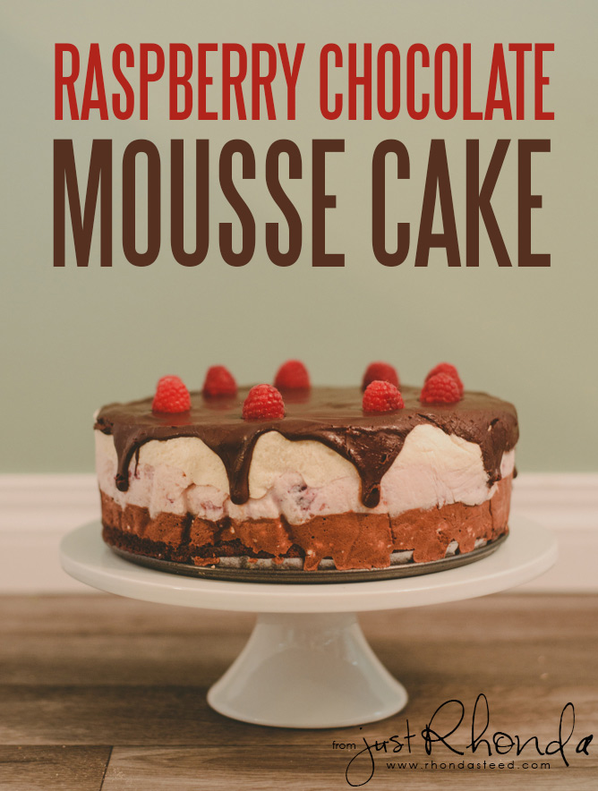 Raspberrychocolatemoussecake