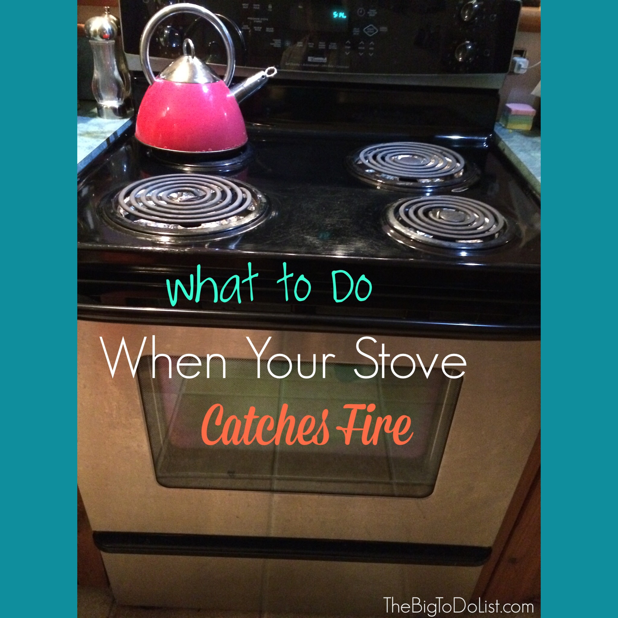 What to Do When Your Stove Catches Fire SavvyMom