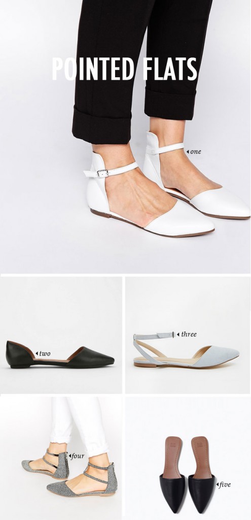 spring-summer-shoe-trends-pointed-flats spring-summer-shoe-trends-pointed-flats