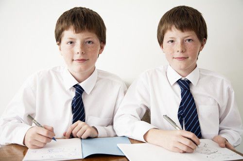 twins-at-school