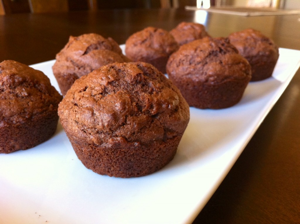 Cocoa-Banana-Muffins