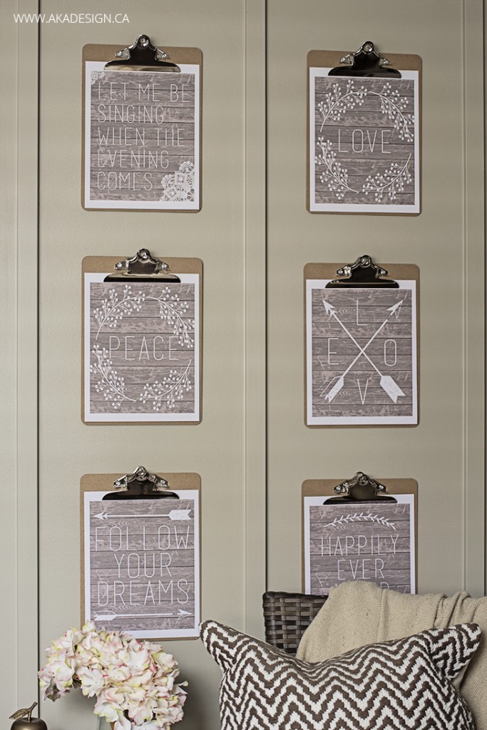 rustic-free-printables-on-clipboards rustic-free-printables-on-clipboards