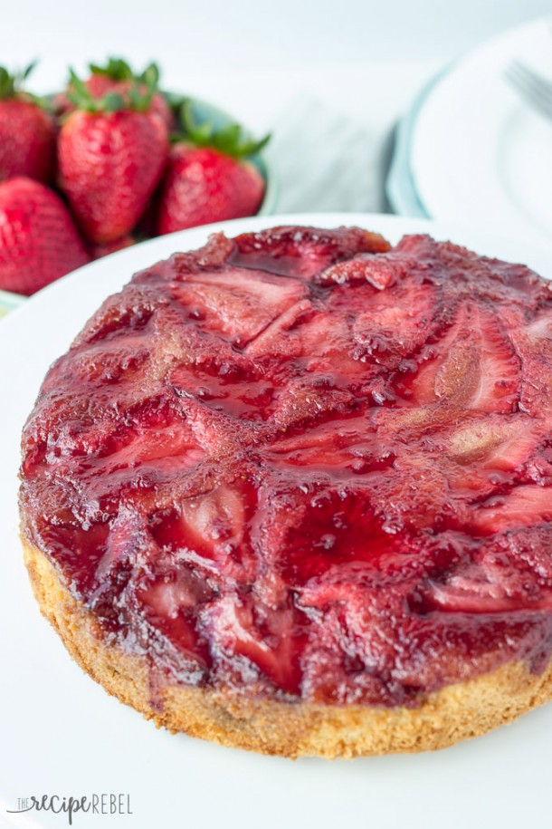 Gluten-Free-Strawberry-Upside-Down-Cake-www.thereciperebel.com-2-610x915
