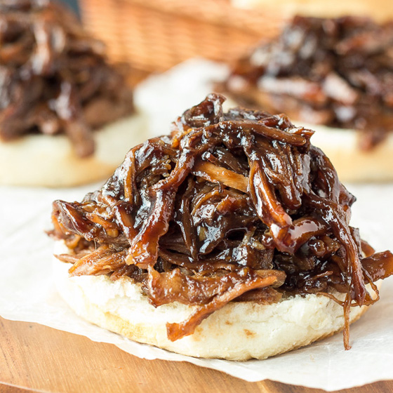 This slow cooker recipe is perfect for those days when you want a flavourful meal without working all day for it. And since it's so simple to cook, you can make larger amounts for a crowd and put out some buns for some easy build-your-own sandwiches. 
