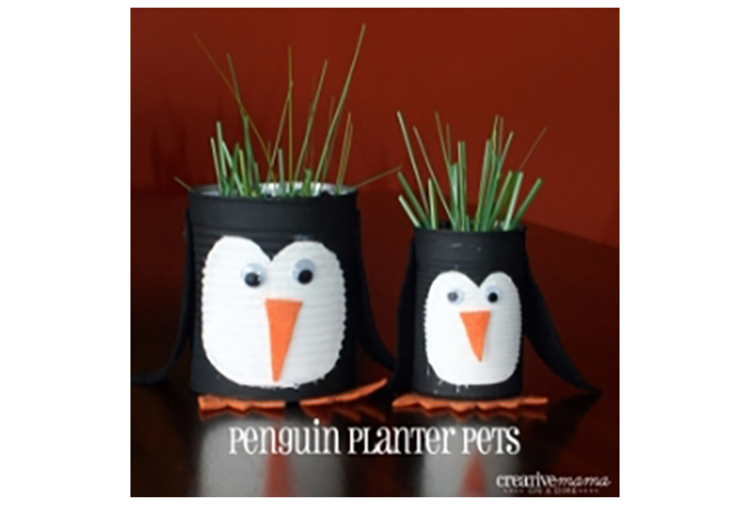 Penguin Planter Pets