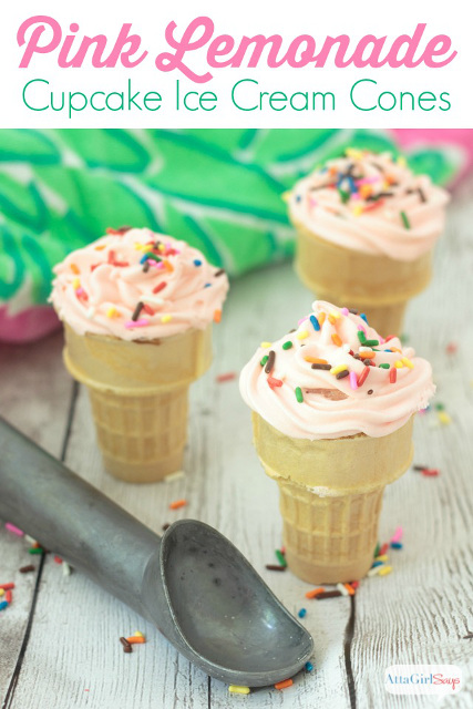 pinnable-pink-lemonade-cupcake-ice-cream-cones