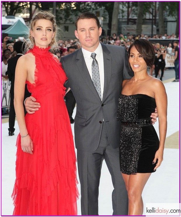 51786655 Celebrities attend the UK Premiere of 'Magic Mike XXL' at the Vue West End on June 30, 2015 in London, England.  Celebrities attend the UK Premiere of 'Magic Mike XXL' at the Vue West End on June 30, 2015 in London, England. 
Pictured: Amber Heard, Channing Tatum, Jada Pinkett-Smith FameFlynet, Inc - Beverly Hills, CA, USA - +1 (818) 307-4813 RESTRICTIONS APPLY: USA ONLY