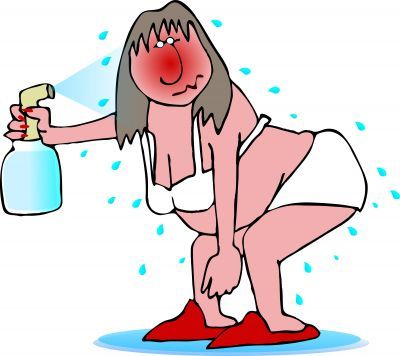 menopause_funny_fat_character_spraying_herself_to_keep_cool