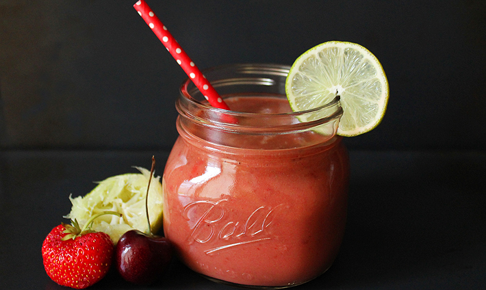 cherry-berry-lime-smoothie