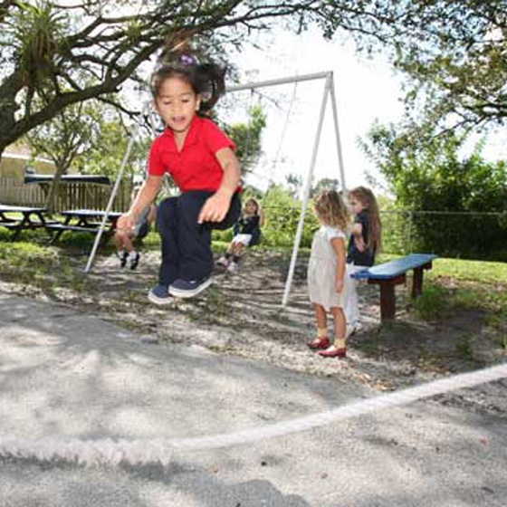 Classic Backyard Summer Games - Jumping Rope