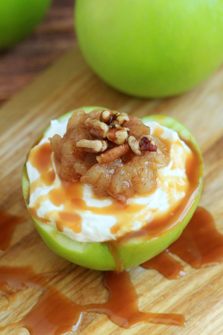 Cheesecake Stuffed Apples SavvyMom