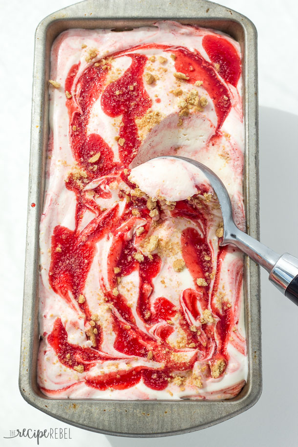 Easy-No-Churn-Cherry-Cheesecake-Ice-Cream-www.thereciperebel.com-4-of-5