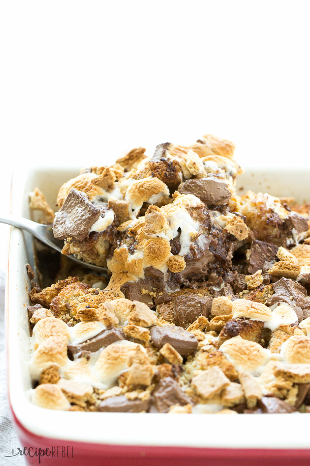 Smores-Overnight-French-Toast-Casserole-www.thereciperebel.com-3-of-7 Smores-Overnight-French-Toast-Casserole-www.thereciperebel.com-3-of-7