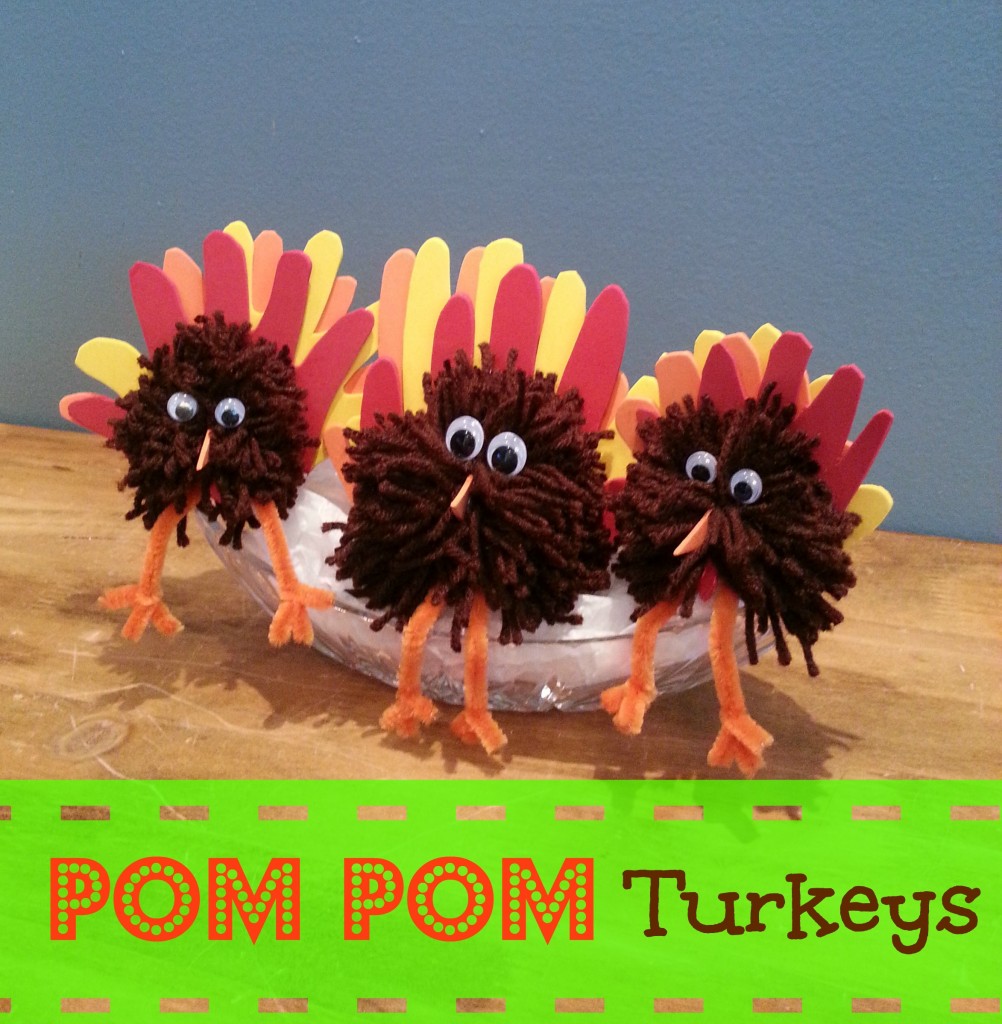 Easy-thanksgiving-craft-pom-pom-turkey-2