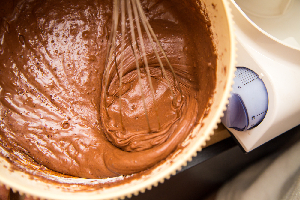 Mixing Cake Batter