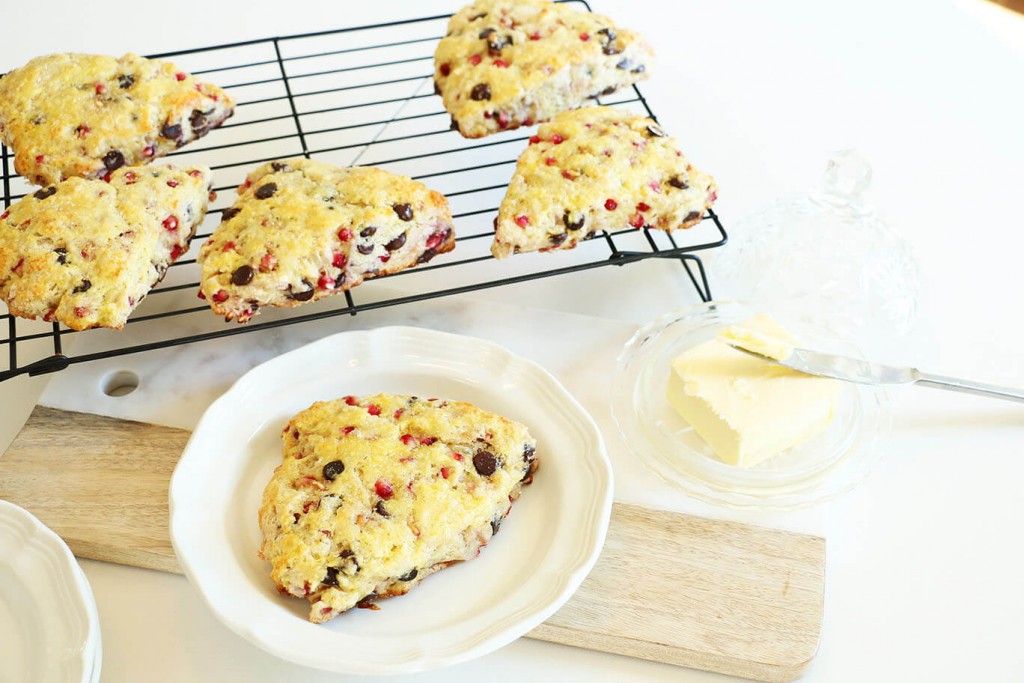 scones-chocolate-pomegranate