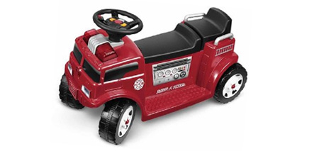 Radio Flyer Two-Seater Fire Truck