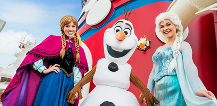 frozen anna elsa olaf disney cruise