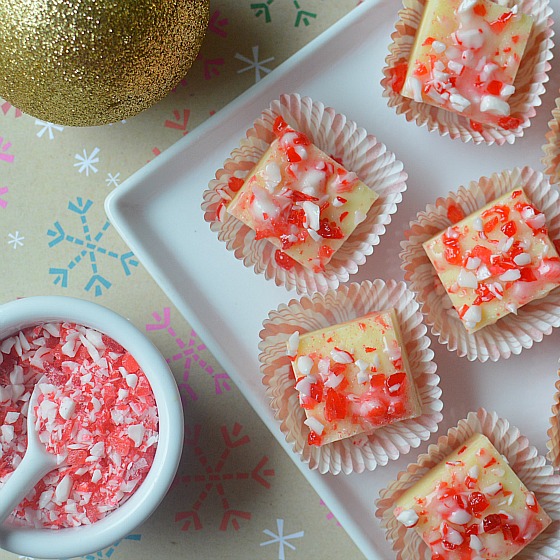 Candy Cane Fudge - 560x560