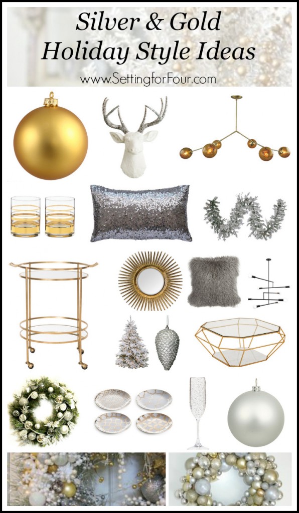 silver-and-gold-holiday-decor-ideas silver-and-gold-holiday-decor-ideas