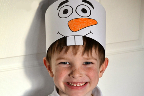 olaf hat free printable