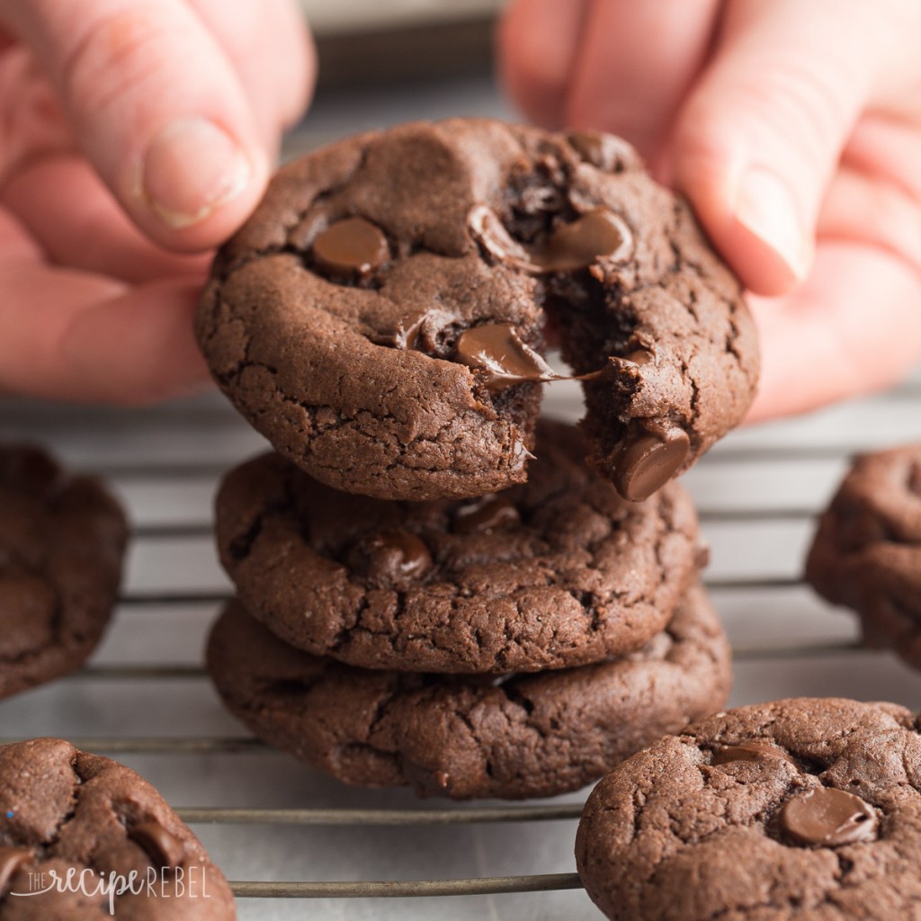 4-Ingredient-Double-Chocolate-Cookies-www.thereciperebel.com-9-of-10