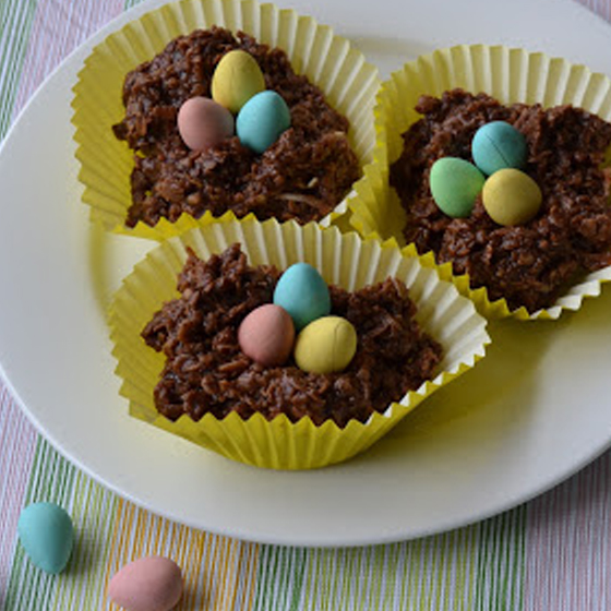 Easter Bird Nest Cookies - SavvyMom