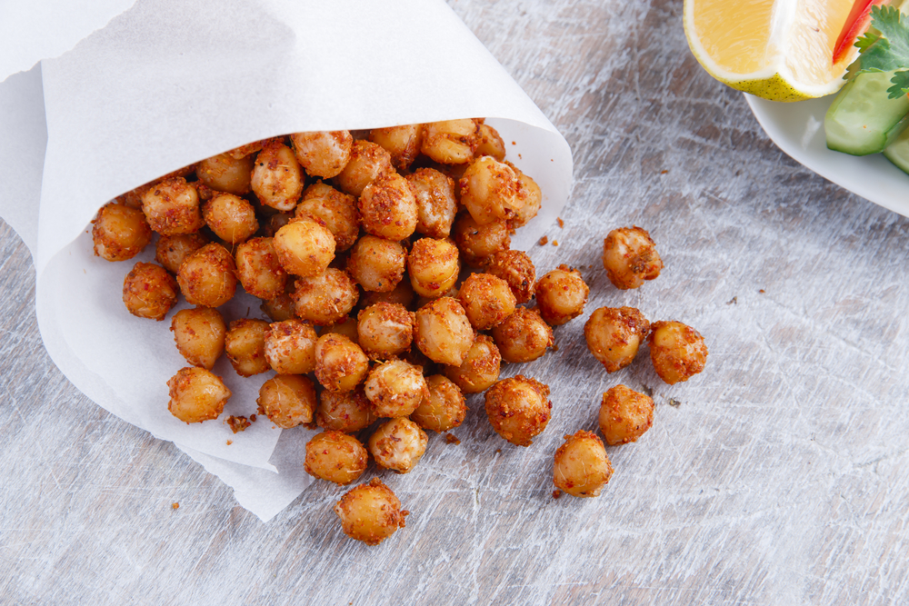 Roasted Spicy Chickpeas