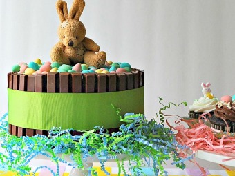 Mini Eggs Easter Cake Recipe - SavvyMom