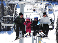 FamilyonChairLift