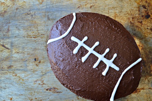 How to Make a Football Cake (Without Using a Specialty Pan) - SavvyMom