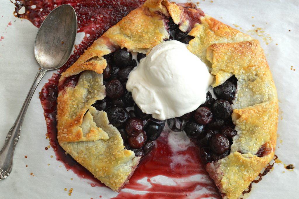 Cherry Bourbon Crostata - full size