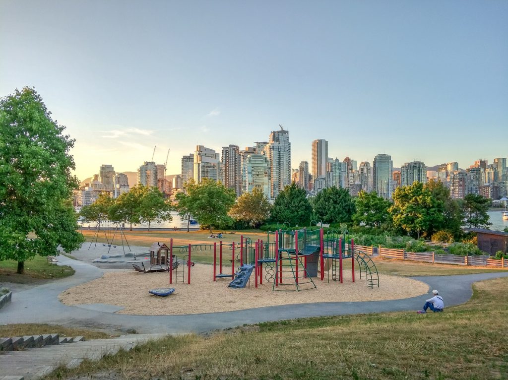 Modern children playground