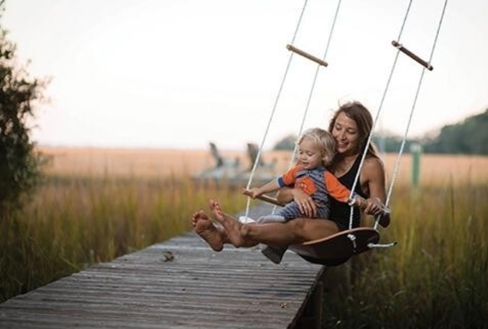 Swurfer Wooden Swing