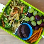 Bento Box Lunch #4 – Vegetable Pasta with Pesto and Broccoli