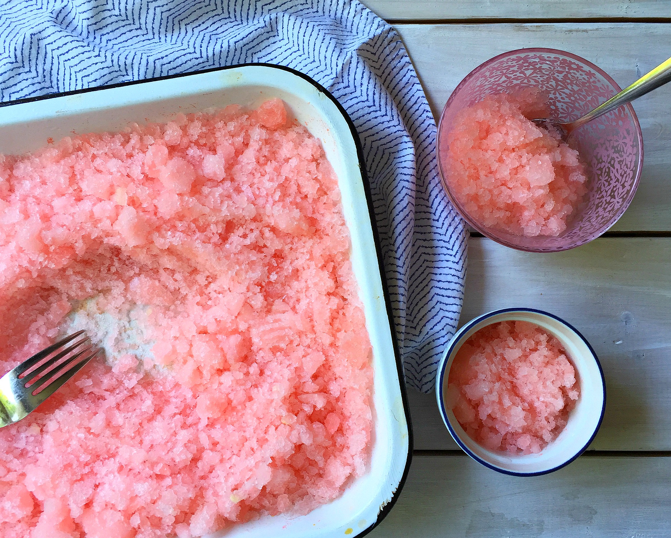 Pink Lemonade Granita