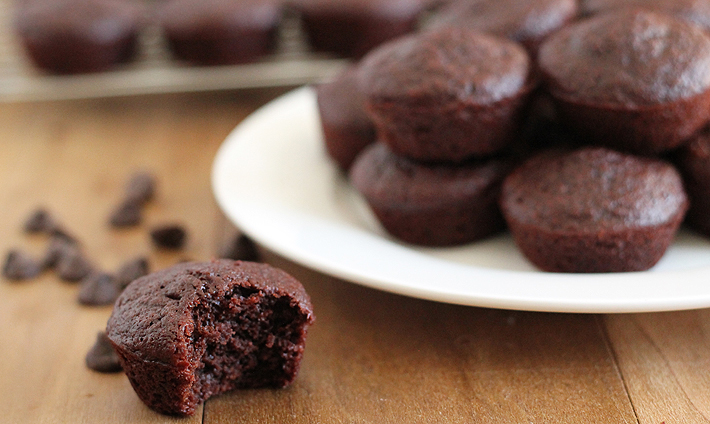 Vegan Gluten-Free Bite-Size Brownies